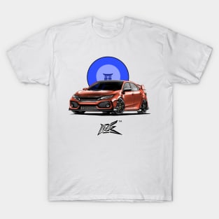 honda civic typeR fk orange T-Shirt